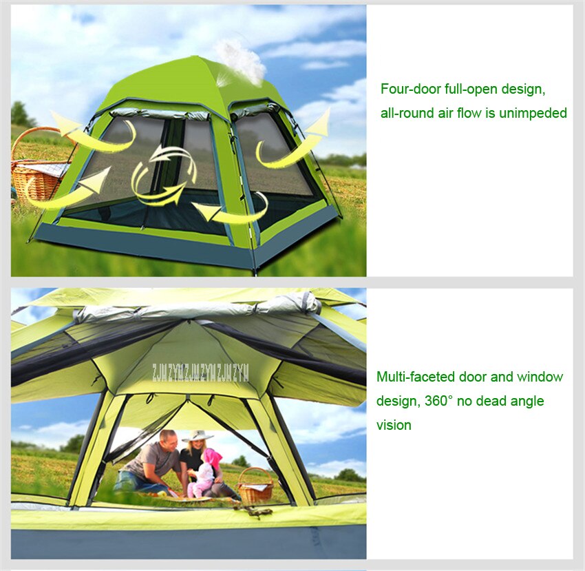 Cheap Goat Tents 1pcs Camping Tent 5 person Outdoor Equipment Single room Family Tourism Beach Tents Waterproof tent Tents 